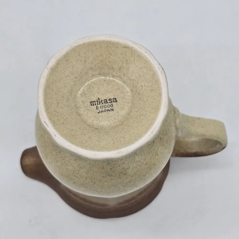 Vintage Mikasa Whole Wheat E8000 Creamer 10oz 4 3/8